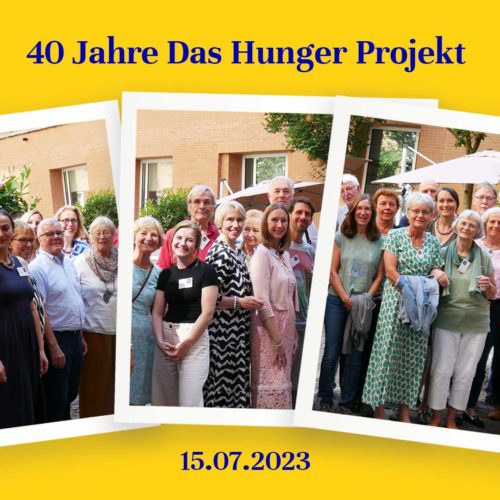 Das Hunger Projekt, 40 Jahre Treffen in München, Gruppenbild mit Gästen, Team und Vorstand