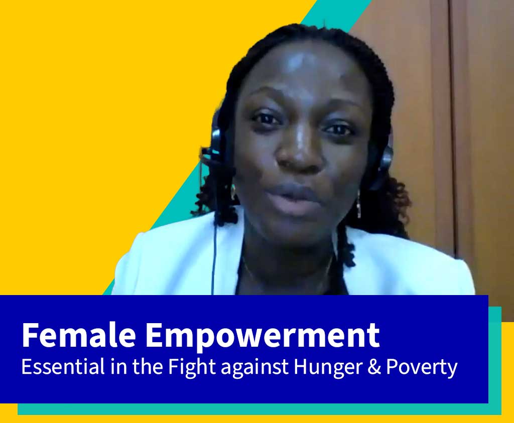 Webinar: „Female Empowerment: Essential in the Fight against Poverty and Hunger“