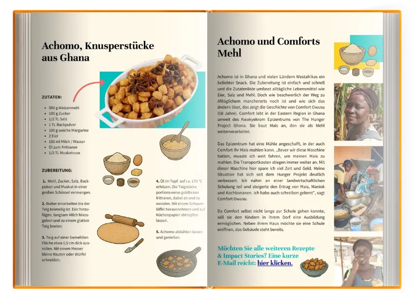 Das Hunger Projekt Rezept Achomo