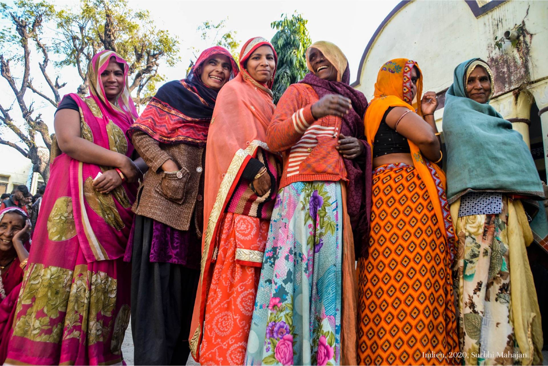 Das Hunger Projekt Indien. Eine Gruppe von indischen Frauen